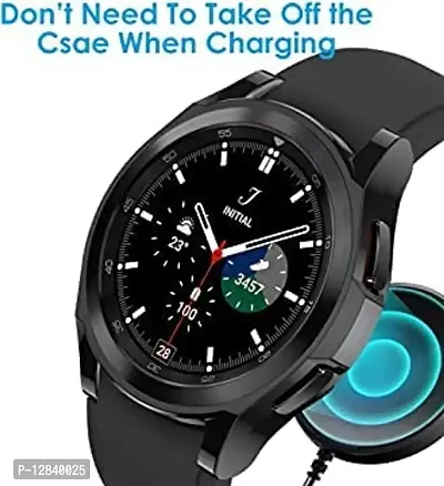 EATERA Soft TPU Slim Plated Case Compatible for Samsung Galaxy Watch 4 42mm Cover, Protector Bumper Shock-Proof Protective Shell for Galaxy Watch4 42mm-Crystal Clear-thumb4