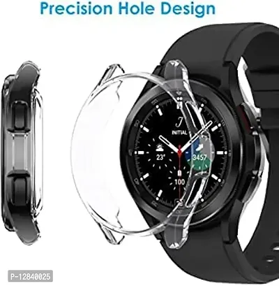 EATERA Soft TPU Slim Plated Case Compatible for Samsung Galaxy Watch 4 42mm Cover, Protector Bumper Shock-Proof Protective Shell for Galaxy Watch4 42mm-Crystal Clear-thumb5