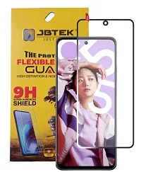 PrezzieBush Tempered Glass Screen Protector Compatible For Realme C55 with Full Screen Coverage and Easy Installation Pack Of -1-thumb1