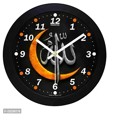 Designer Black Plastic Analog Wall Clock-thumb0