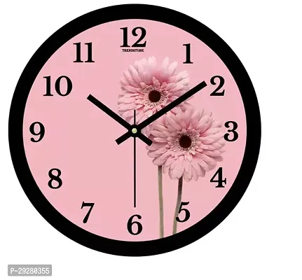 Designer Black Plastic Analog Wall Clock