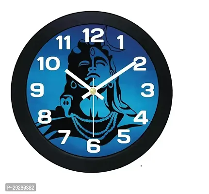 Designer Black Plastic Analog Wall Clock