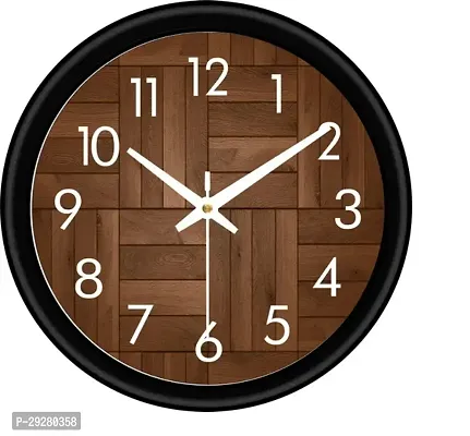 Designer Black Plastic Analog Wall Clock