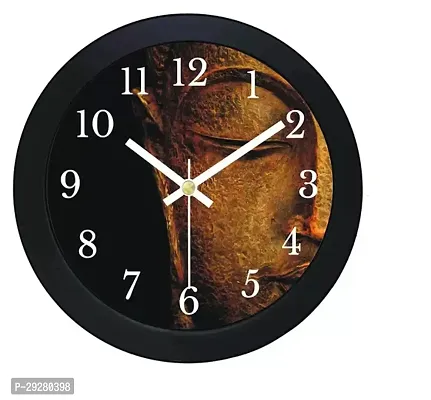 Designer Black Plastic Analog Wall Clock