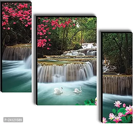 Set Of 3 Scenery 3D Framed Wall Paintings 45X30 Cm-thumb3