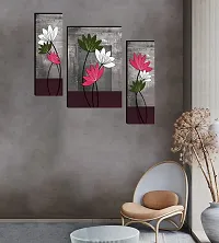 Set Of 3 Scenery 3D Framed Wall Paintings 45X30 Cm-thumb2