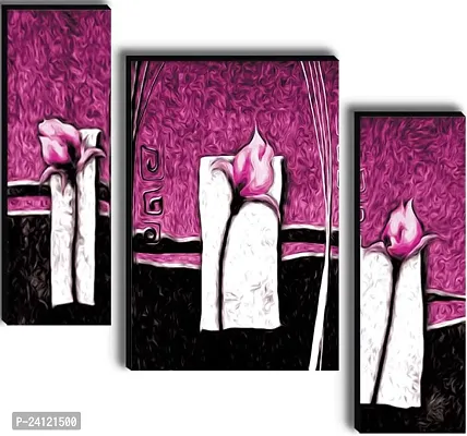 Set Of 3 Scenery 3D Framed Wall Paintings 45X30 Cm-thumb2