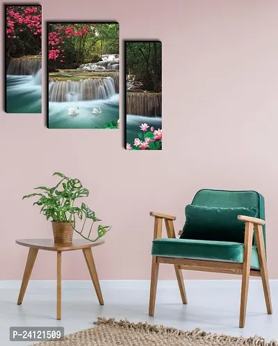 Set Of 3 Scenery 3D Framed Wall Paintings 45X30 Cm-thumb2