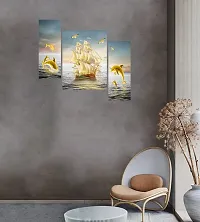 Set Of 3 Scenery 3D Framed Wall Paintings 45X30 Cm-thumb1