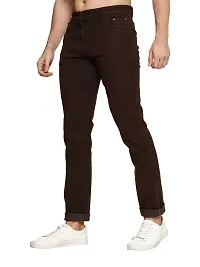 JB JUST BLACK Men's Cotton Regular Fit Jeans Coffee-thumb2