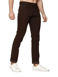 JB JUST BLACK Men's Cotton Regular Fit Jeans Coffee-thumb4
