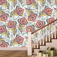 Beautiful Color Printed Wallpaper Sticker for Home Decor, 41 X 244cm-thumb3