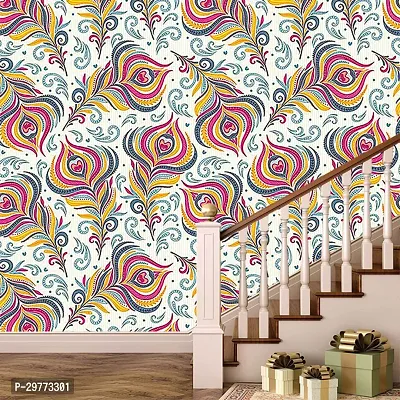 Beautiful Color Printed Wallpaper Sticker for Home Decor, 41 X 244cm-thumb4