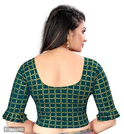 Stylish Polyester Stitched Blouse For Women-thumb3