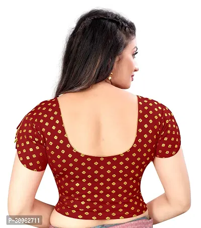 Stylish Polyester Stitched Blouse For Women-thumb3