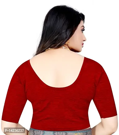 Glamorous Lycra Stretchable Blouses - Add Charm to Your Wardrobe-Fabric -Cotton Lycra-thumb3