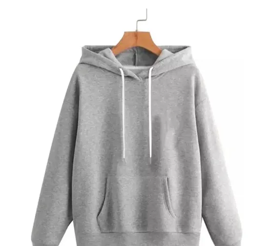 Elegant Wool Solid Long Sleeves Hoodies For Men