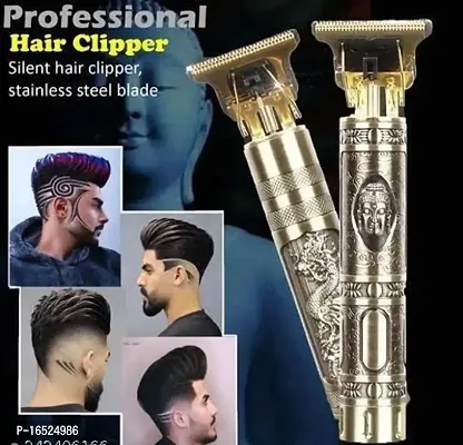 Dames professionals  Gold Metal Hair Trimmer,120.min. Run time Drag, Baal Katne Wali Machine / Beard Trimmer for Men (Gold) under 500|under400|under300at-thumb0