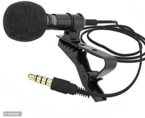Small and black, the CSLM20 is a high-quality commercial lavalier microphone that is perfect for calls, video conferences, and monitoring.-thumb0