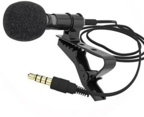 Small and black, the CSLM20 is a high-quality commercial lavalier microphone that is perfect for calls, video conferences, and monitoring.
