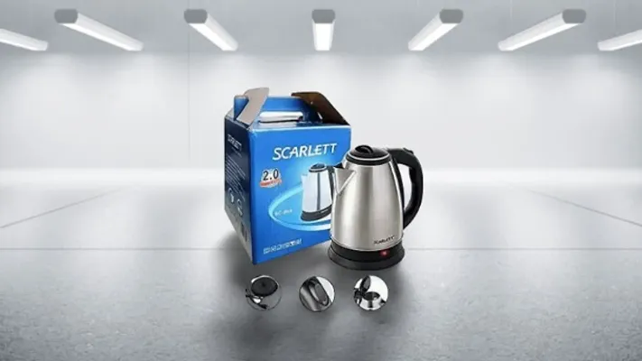 Stainless Steel Scarlet Electric Kettle 2 Litre