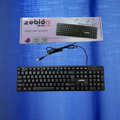 Zebion USB Standard Keyboard - Comfort and Convenience at Your Fingertips
