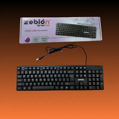 Experience Comfort with Zebion USB Standard Keyboard!