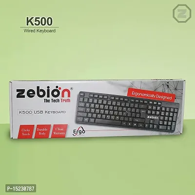 Keyboard  Wireless Desktop Keyboard  (Black) zebion-thumb0