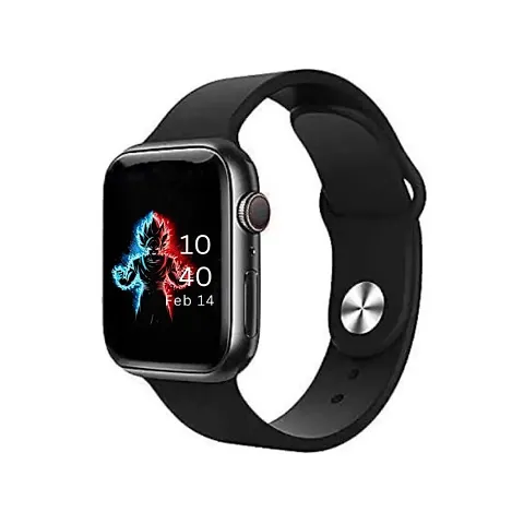 1.8 Display with Bluetooth Calling, AI Voice Assistant Smartwatch  (Black Strap, Regular)