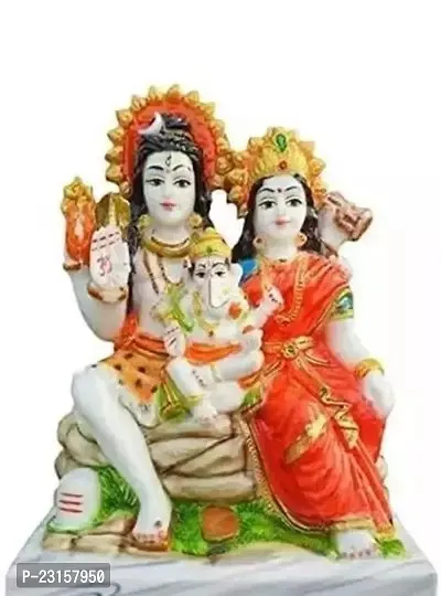 Poojanbsp;Idol Statue Showpiece Shiv Parvati Statue