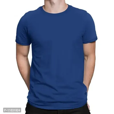 Reliable Blue Cotton T-shirt For Men