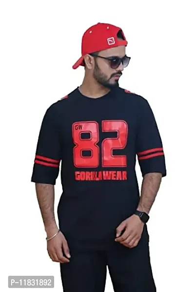 Reliable Black Cotton T-shirt For Men