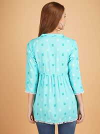 Classy Rayon Printed Tops for Women-thumb4