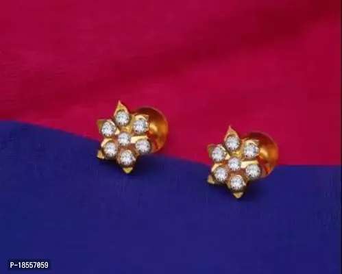 Multicoloured Brass Agate Jhumkas Earrings For Women-thumb0