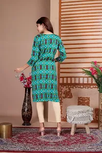 Printed Embroidered Kurti For Women-thumb3