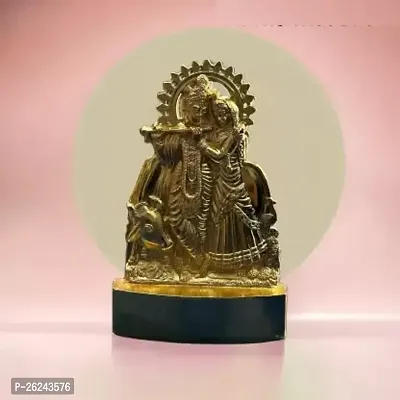 Agarwalsons Premium Radha Krishna Gold Plated Decorative Showpiece