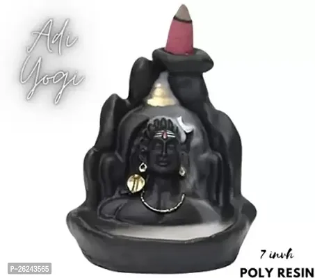 Agarwalsons Premium Adiyogi Back Smoke Fountain Decorative Showpiece-thumb0