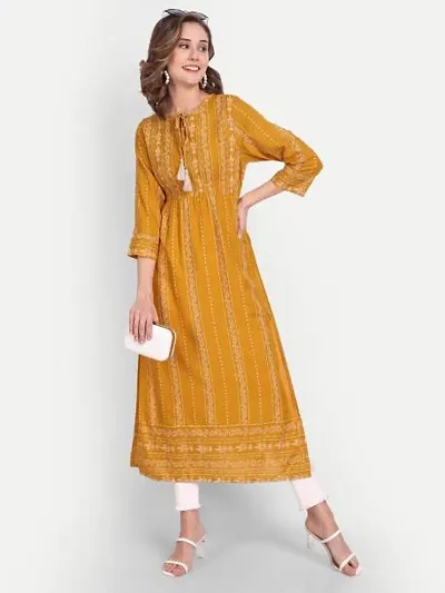 Trendy Blend Kurta For Women