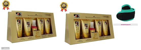 Shahnaz Husain Gold Facial Kit - Pack Of 02 With Facial Band-thumb0