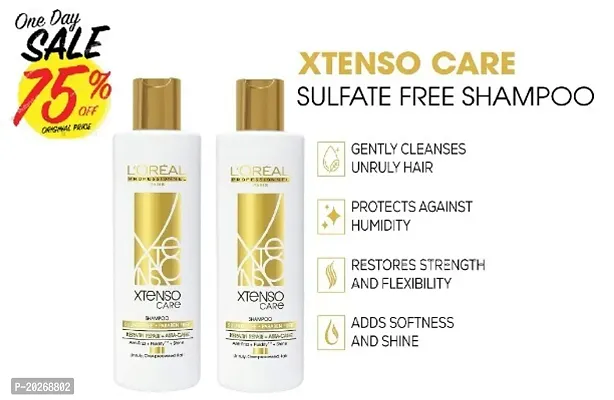 LOreacute;al Professionnel Xtenso Care Sulfate-free* Shampoo 250 ml, For All Hair Types  pack of 2