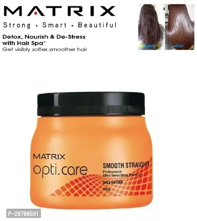 #MATRIX OPTICARE SMOOTH STRAIGHT HAIR SPA 490 G PACK OF 1-thumb0