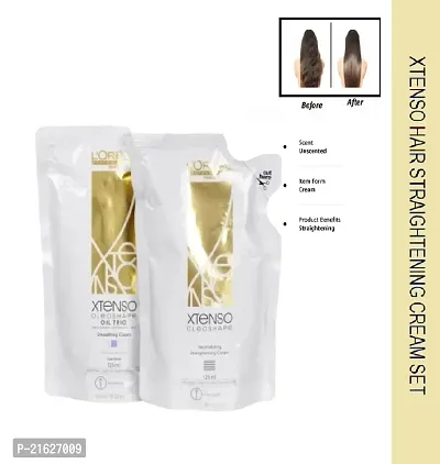 X-Tenso Oleoshape Smoothing Extra Resistant Hair Straightener (125ml) + Neutralizing Cream (125ml)