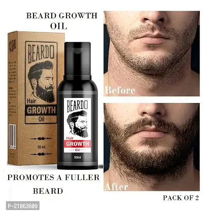 Beard  Hair Growth Oil, 50ml | Natural hair oil for Thicker  L