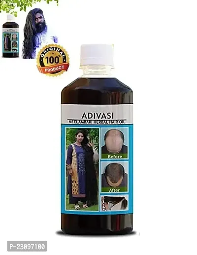 ADIVASI HERBAL HAIR OIL 100ML BY UNBOX FOR FASTER HAIR GROWTH (PACK OF 1 )