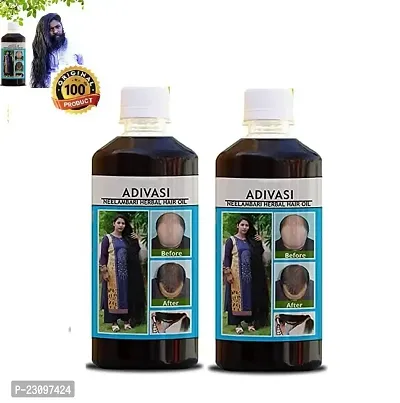 ADIVASI BHRINGRAJ HERBALS Natural Hair Oil 100ML PACK OF 2