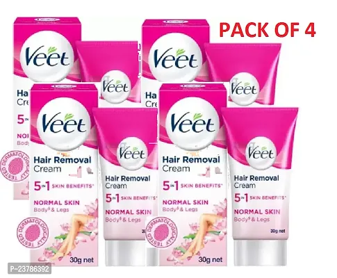 Veet Hair Removal Cream for Normal Skin , 30 g Cream (pack of 4)-thumb0