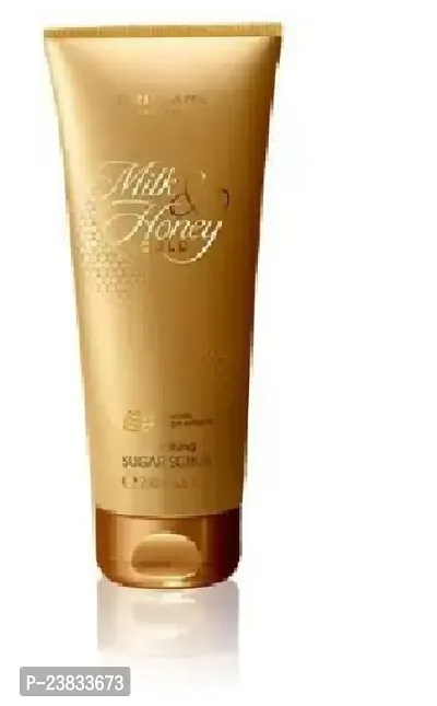 Oriflame Sweden Milk  Honey Gold Smoothing Sugar Scrub - New Scrub  (200 g)