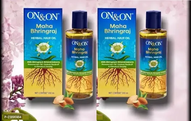 OnOn Maha Bhringraj Herbal Hair Oil 200 m (pack of 2)