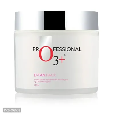 O3+ D-Tan Pack for Instant Skin Brightening and Lightening De Tan Removal 300gm