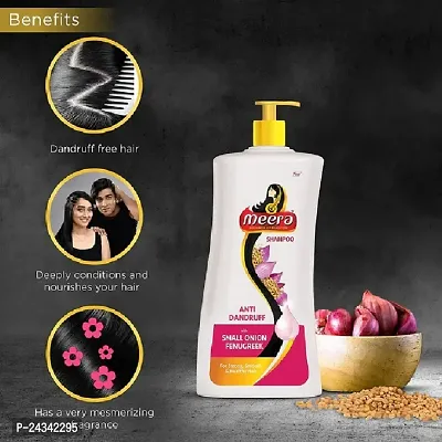 Meera Anti Dandruff Shampoo With Goodness of Small Onion and Fenugreek 1000 ml-thumb0